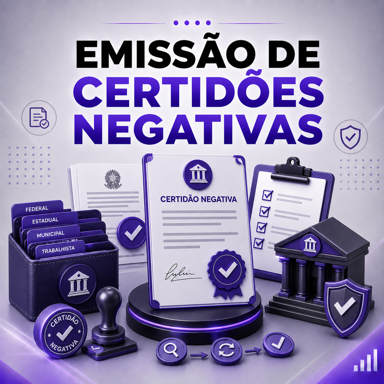 Arte do serviço Emissao De Certidoes Negativas