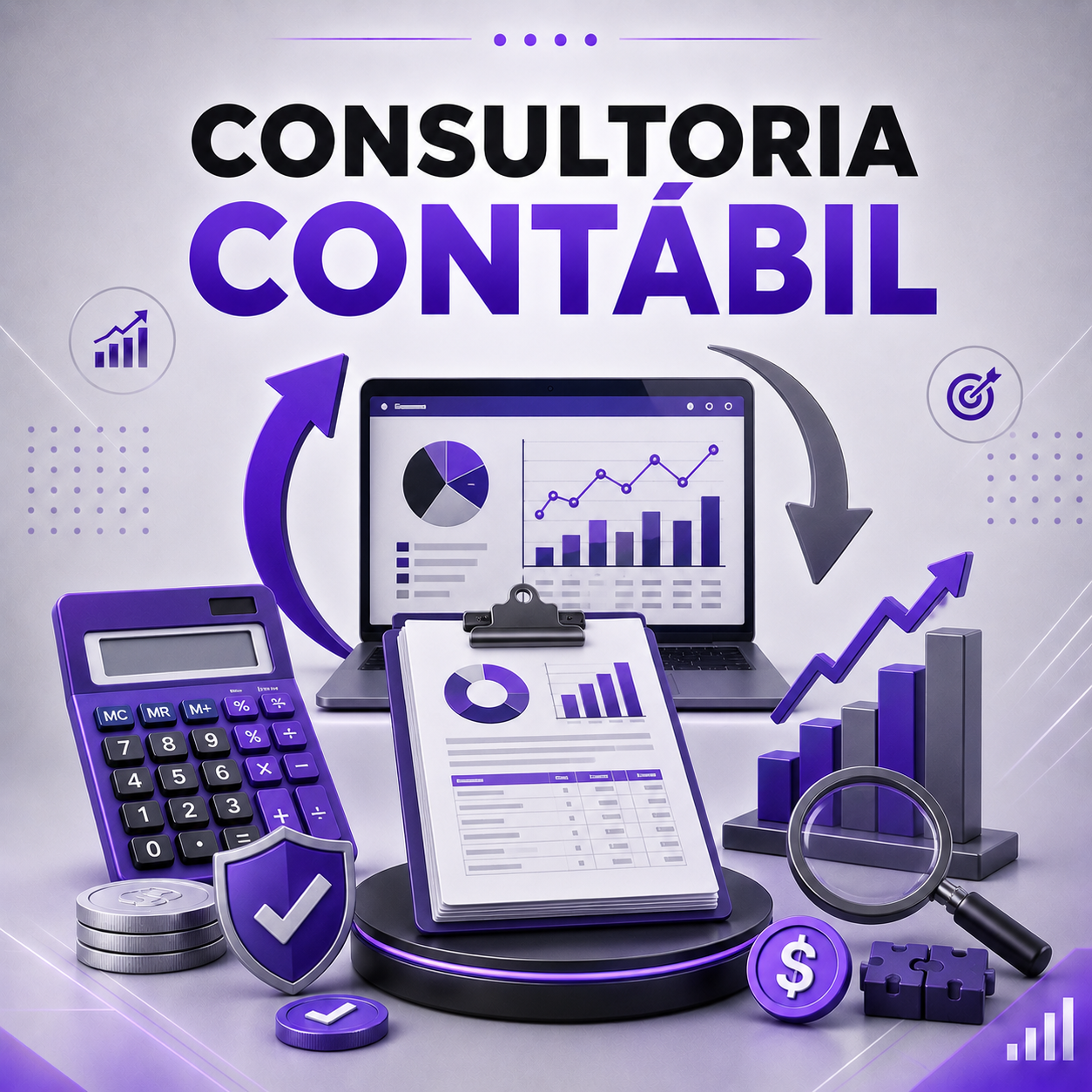 Arte do serviço Consultoria Contabil